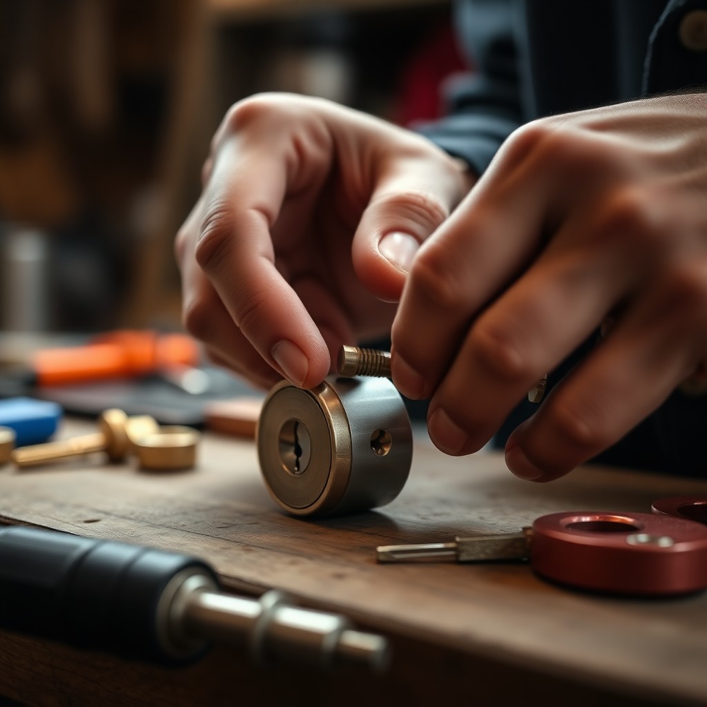 Locksmith Chick rekey service on-site in Defuniak Springs, FL